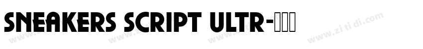 Sneakers Script Ultr字体转换